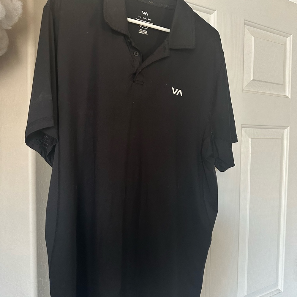 RVCA Men's Polo Shirt in Black
